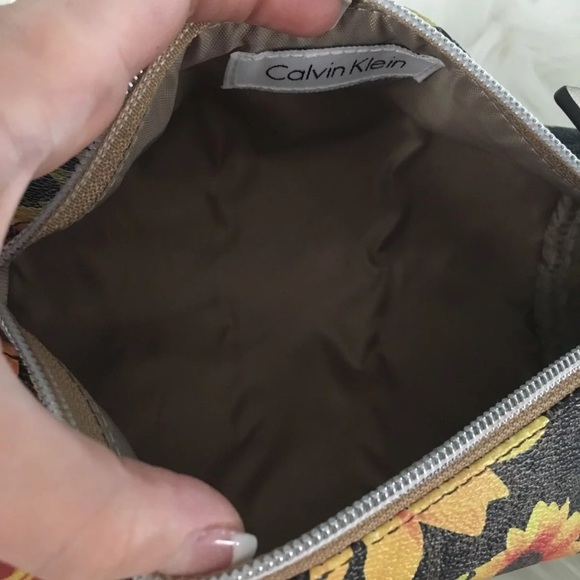 Calvin Klein Bags Calvin Klein Sunflower Cosmetic Case Makeup Bag